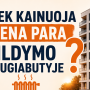 Kiek kainuoja viena para šildymo daugiabutyje?